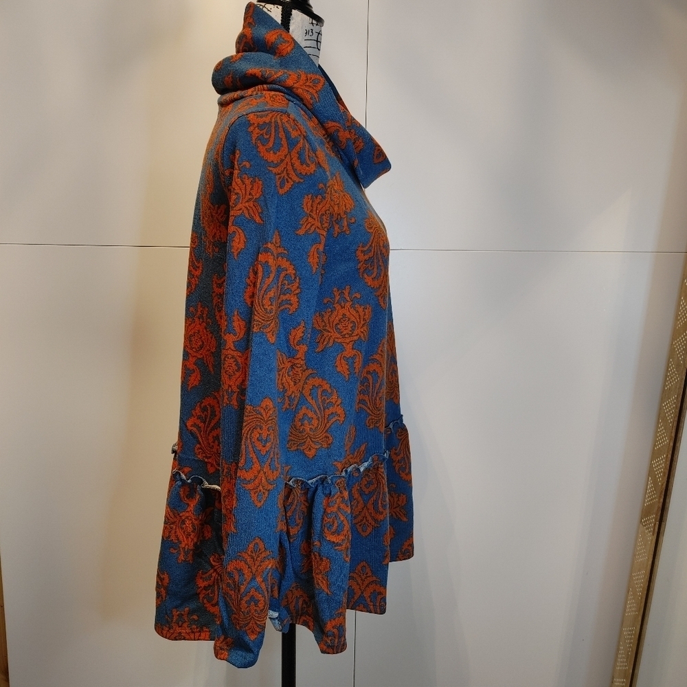 Peplum cowl neck sweater - Picture 3 of 8